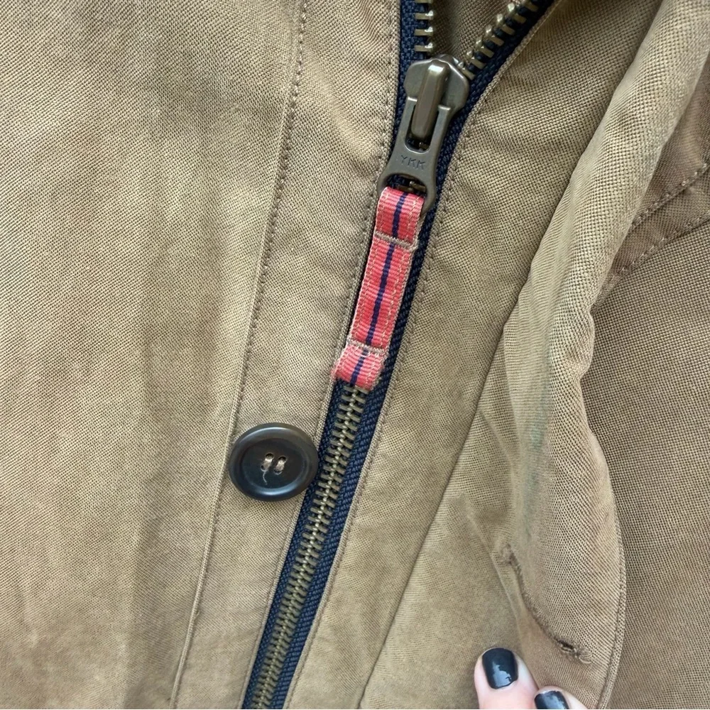 J Crew Men’s Barn Jacket Chore Coat Wool Lining Vintage Old Tan Womens Utility